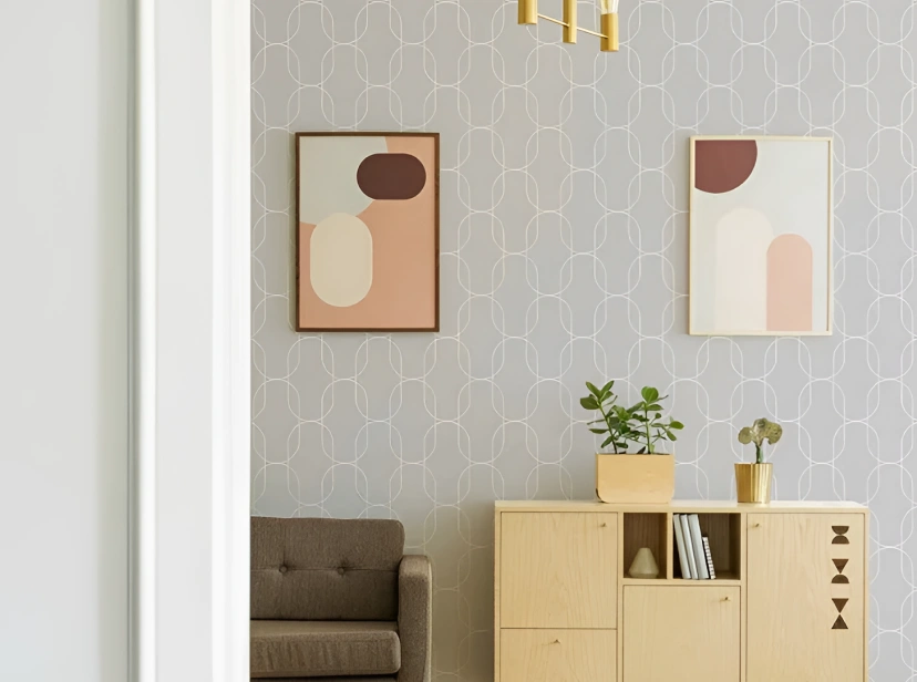 Grey Geometric wallpaper by Graham Brown